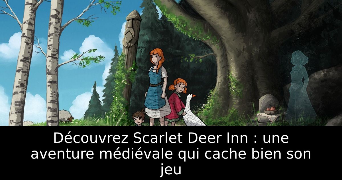 Découvrez Scarlet Deer Inn : une aventure médiévale qui cache bien son jeu