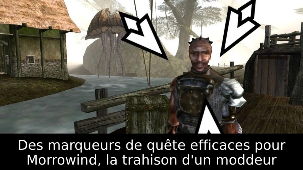 Des marqueurs de quête efficaces pour Morrowind, la trahison d'un moddeur