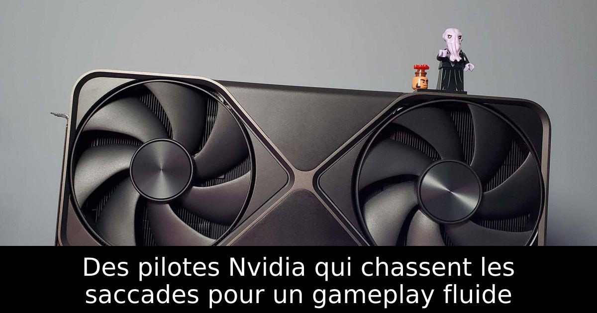 Des pilotes Nvidia qui chassent les saccades pour un gameplay fluide