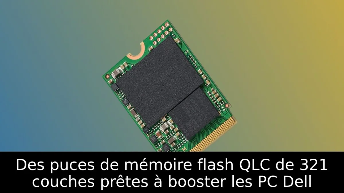 Des puces de mémoire flash QLC de 321 couches prêtes à booster les PC Dell