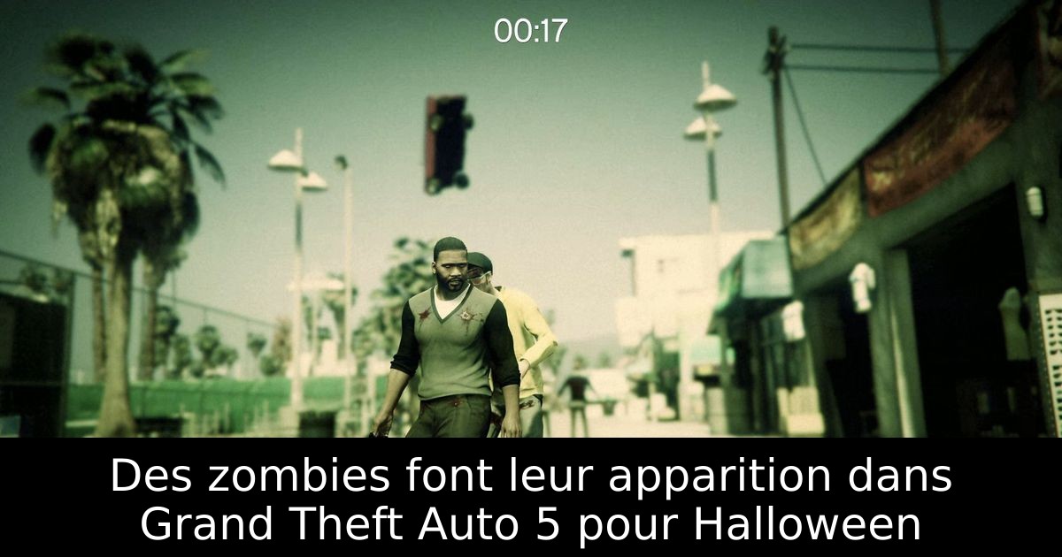 Des zombies font leur apparition dans Grand Theft Auto 5 pour Halloween
