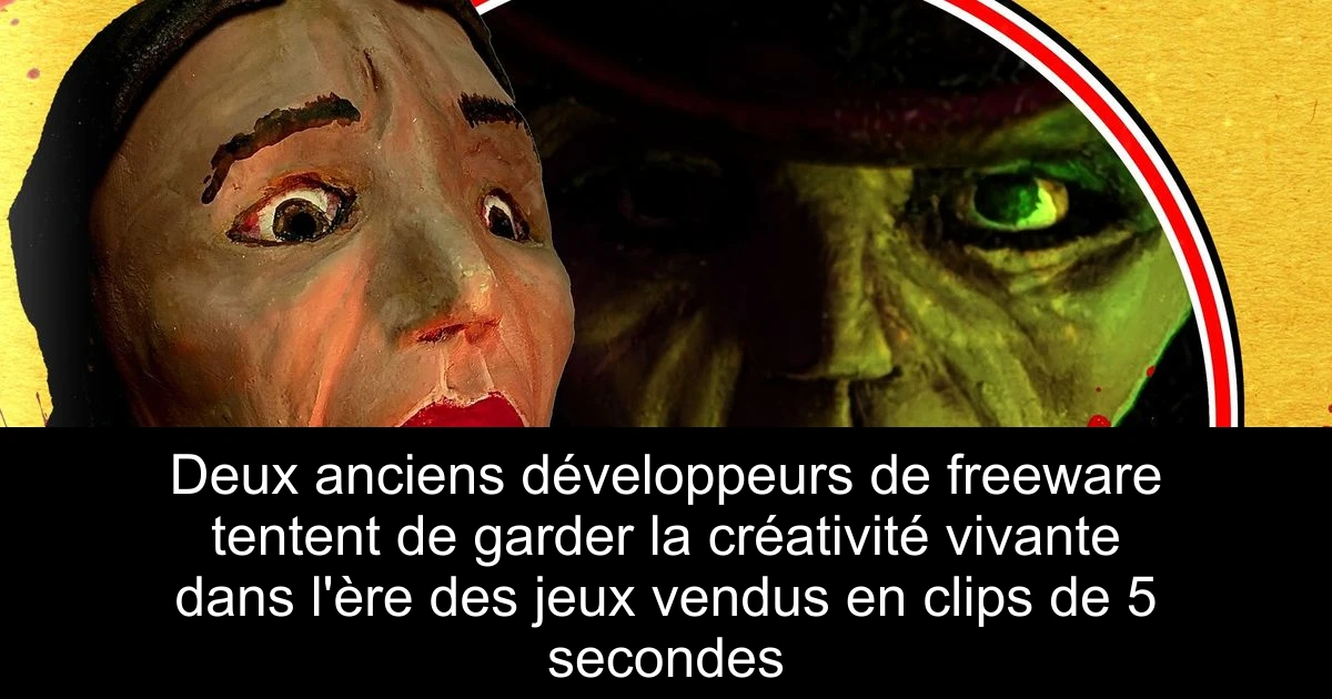 Deux anciens développeurs de freeware tentent de garder la créativité vivante dans l'ère des jeux vendus en clips de 5 secondes