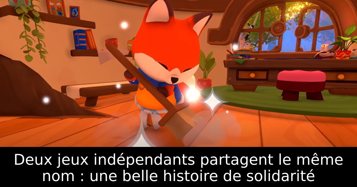 Deux jeux indépendants partagent le même nom : une belle histoire de solidarité