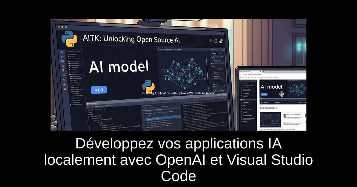 Développez vos applications IA localement avec OpenAI et Visual Studio Code