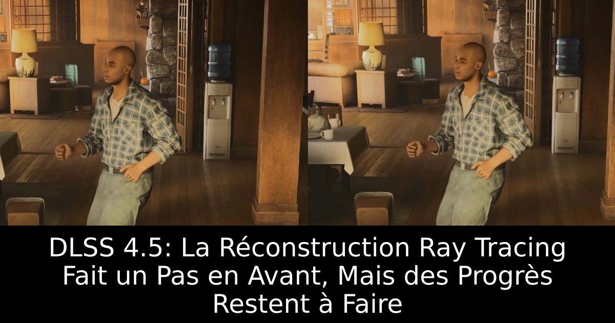 DLSS 4.5: La Réconstruction Ray Tracing Fait un Pas en Avant, Mais des Progrès Restent à Faire