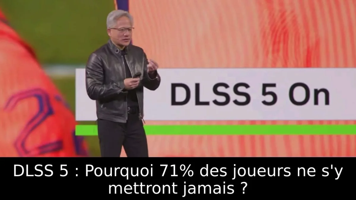 DLSS 5 : Pourquoi 71% des joueurs ne s'y mettront jamais ?