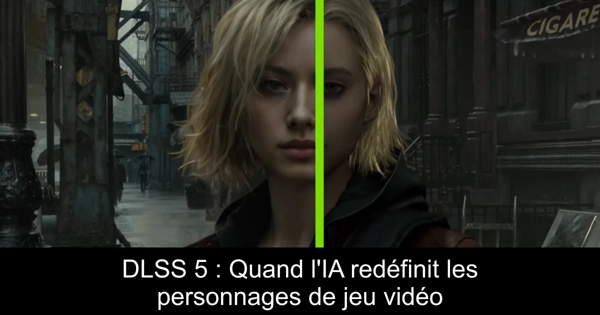DLSS 5 : Quand l'IA redéfinit les personnages de jeu vidéo