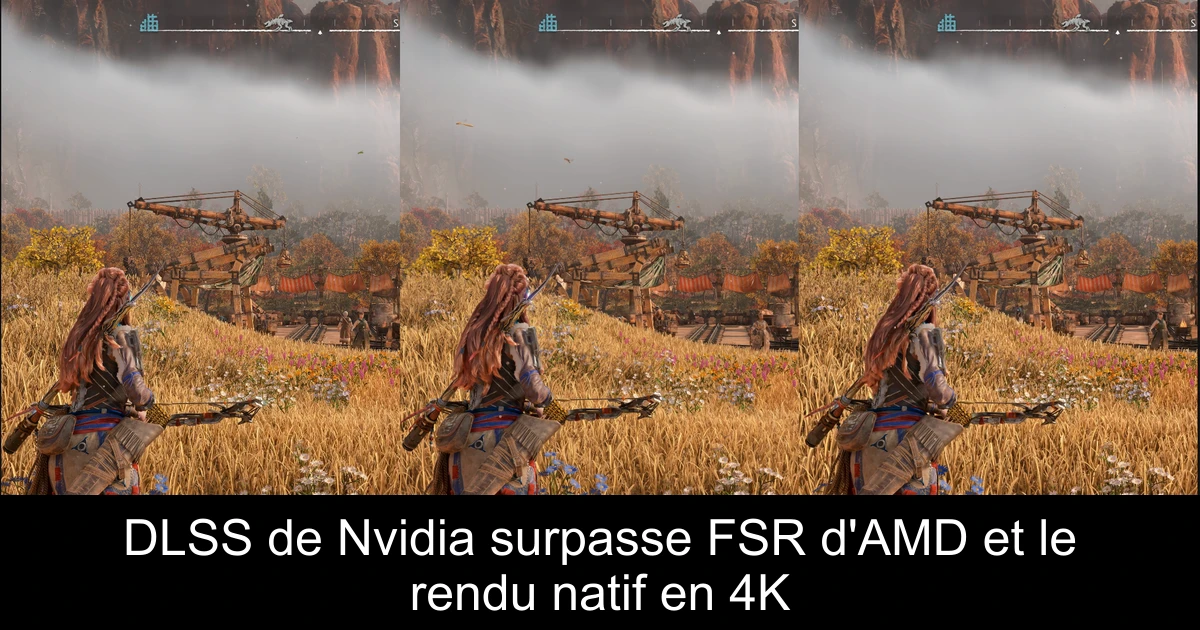 DLSS de Nvidia surpasse FSR d'AMD et le rendu natif en 4K
