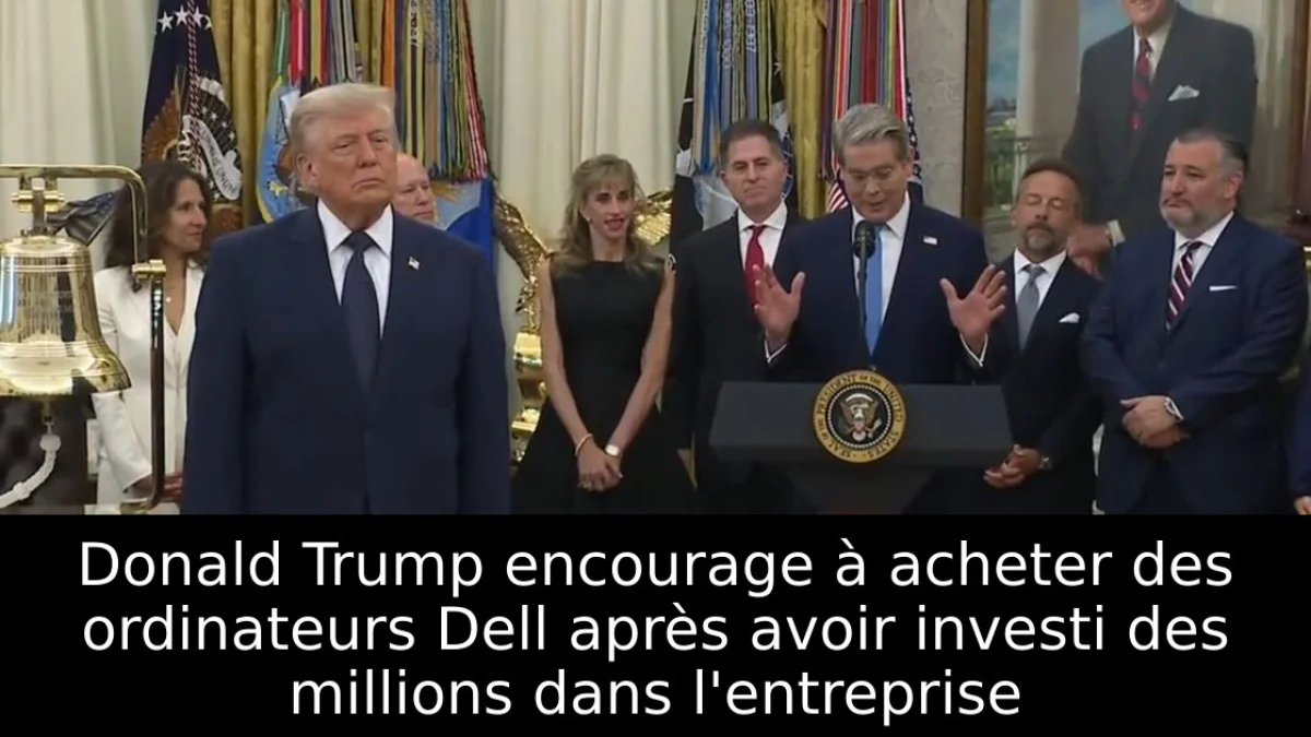 Donald Trump encourage à acheter des ordinateurs Dell après avoir investi des millions dans l'entreprise