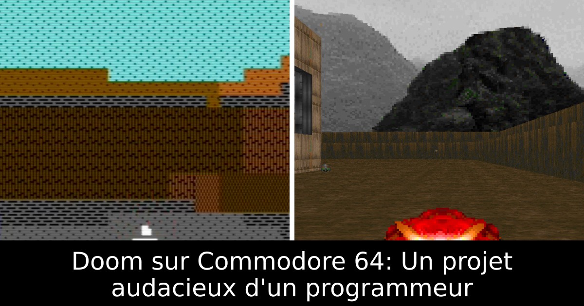 Doom sur Commodore 64: Un projet audacieux d'un programmeur