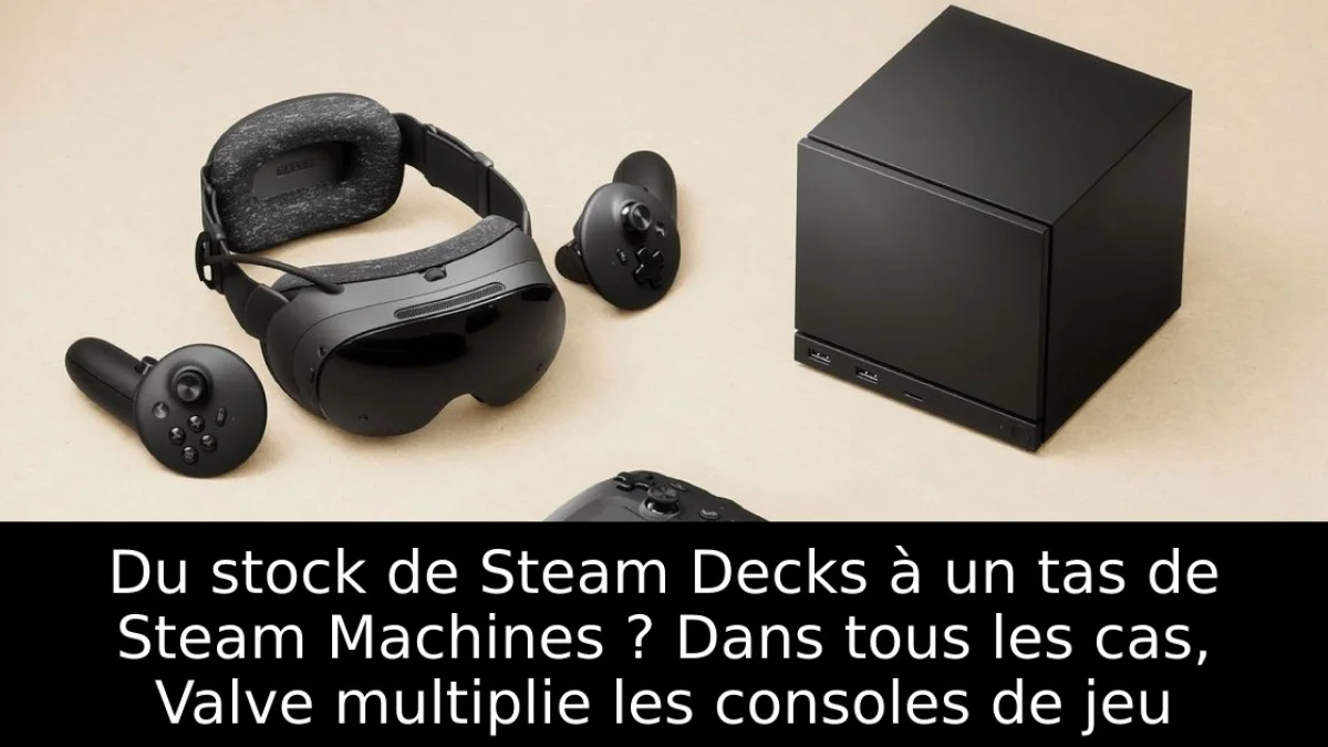Du stock de Steam Decks à un tas de Steam Machines ? Dans tous les cas, Valve multiplie les consoles de jeu