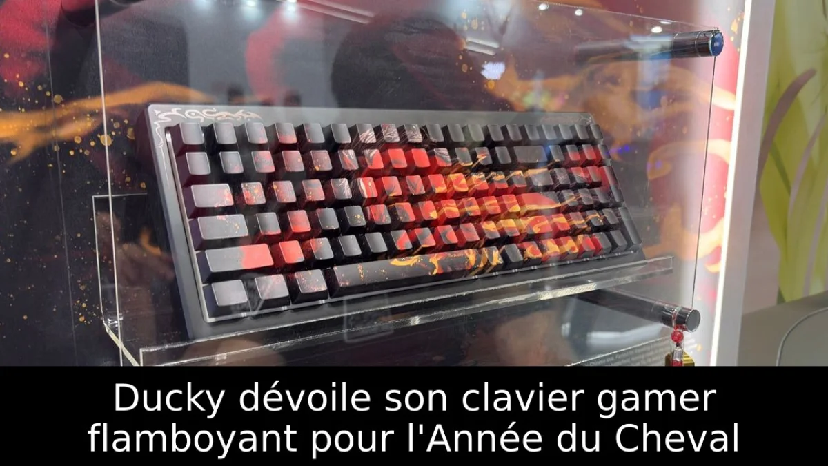 Ducky dévoile son clavier gamer flamboyant pour l'Année du Cheval