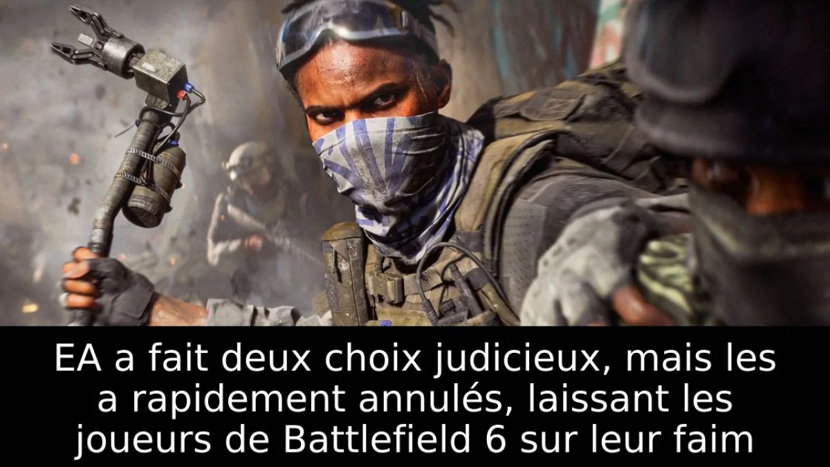 EA a fait deux choix judicieux, mais les a rapidement annulés, laissant les joueurs de Battlefield 6 sur leur faim
