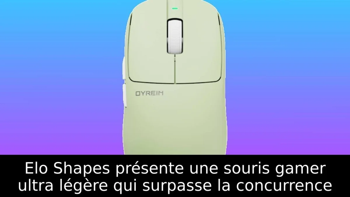 Elo Shapes présente une souris gamer ultra légère qui surpasse la concurrence