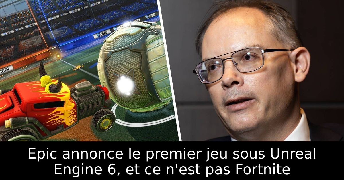 Epic annonce le premier jeu sous Unreal Engine 6, et ce n'est pas Fortnite