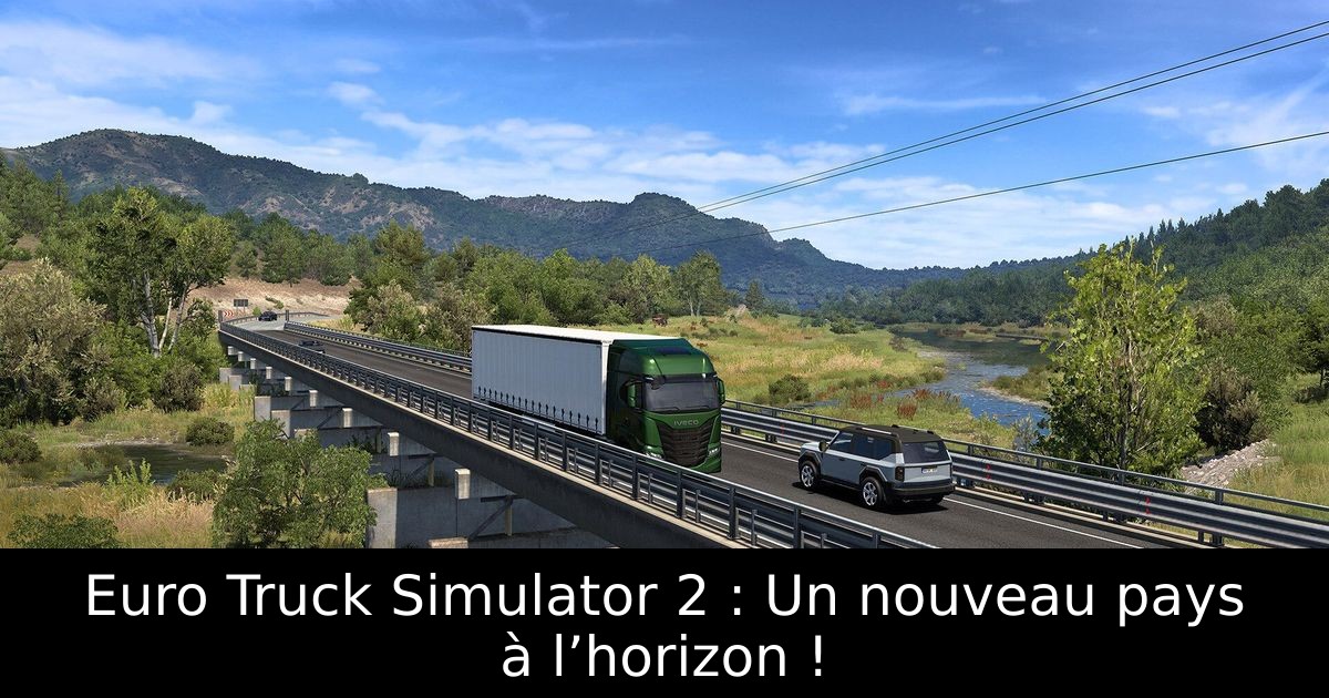 Euro Truck Simulator 2 : Un nouveau pays à l’horizon !