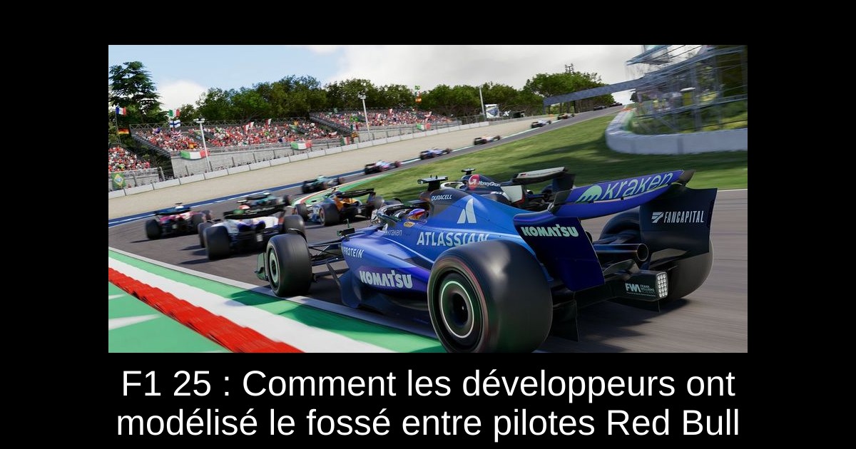 F1 25 : Comment les développeurs ont modélisé le fossé entre pilotes Red Bull
