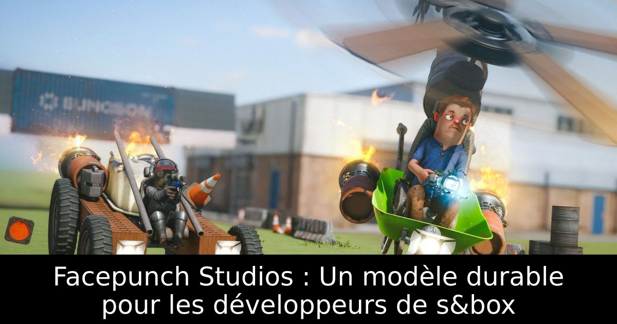 Facepunch Studios : Un modèle durable pour les développeurs de s&box