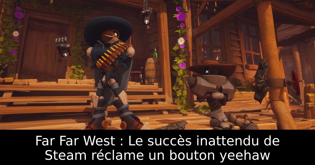 Far Far West : Le succès inattendu de Steam réclame un bouton yeehaw