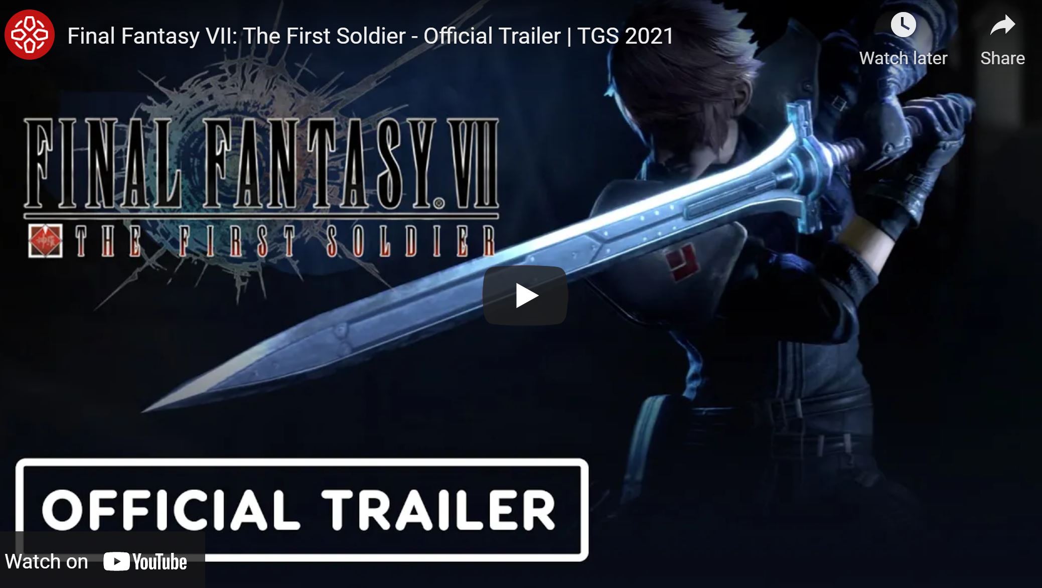 Final Fantasy 7 The First Soldier daté sur mobiles
