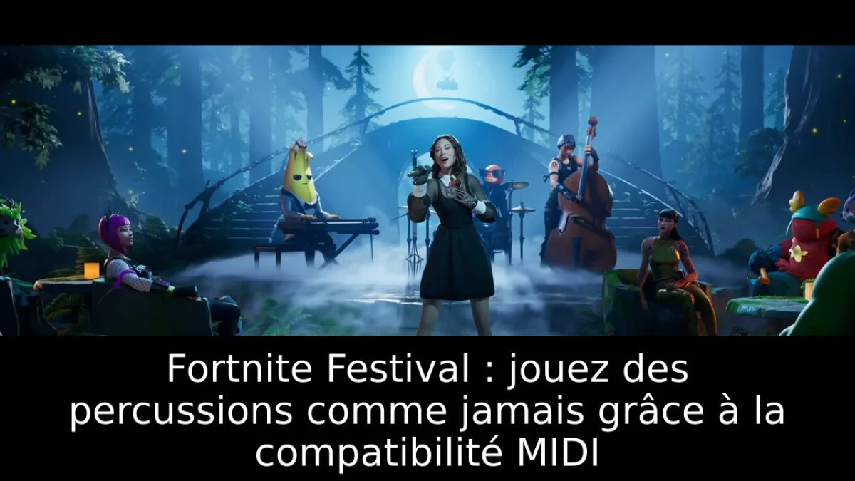 Fortnite Festival : jouez des percussions comme jamais grâce à la compatibilité MIDI