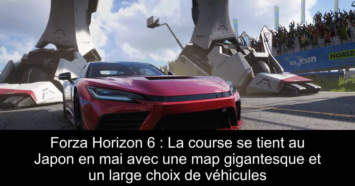 Forza Horizon 6 : La course se tient au Japon en mai avec une map gigantesque et un large choix de véhicules