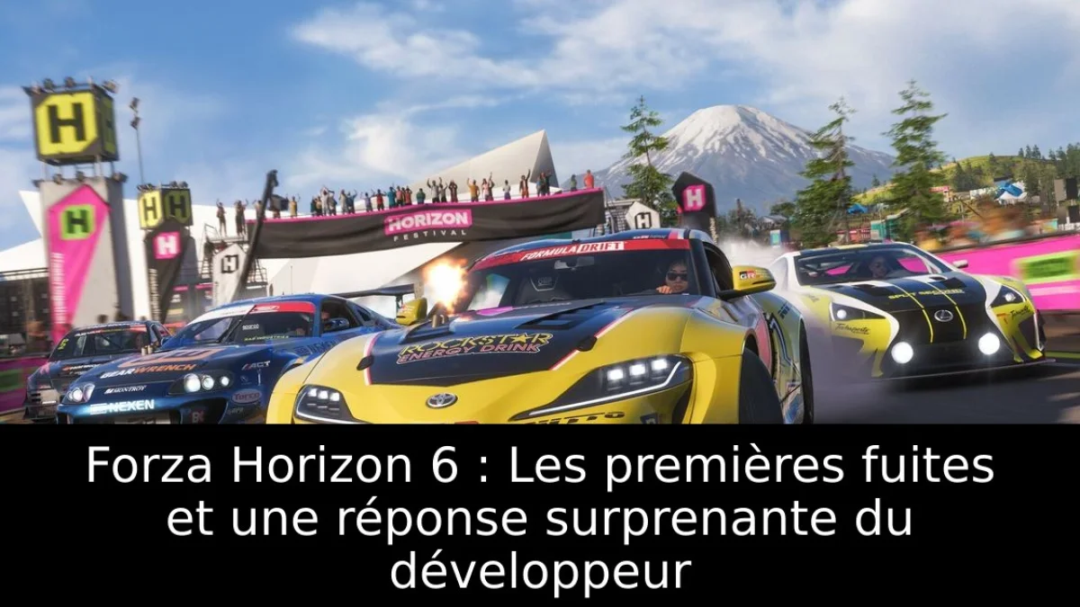 Forza Horizon 6 : Les premières fuites et une réponse surprenante du développeur