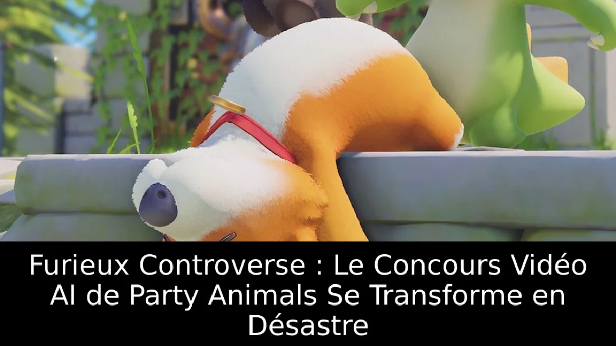 Furieux Controverse : Le Concours Vidéo AI de Party Animals Se Transforme en Désastre