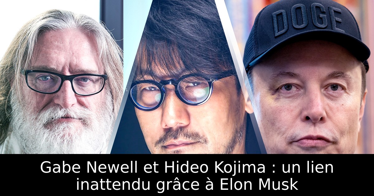 Gabe Newell et Hideo Kojima : un lien inattendu grâce à Elon Musk