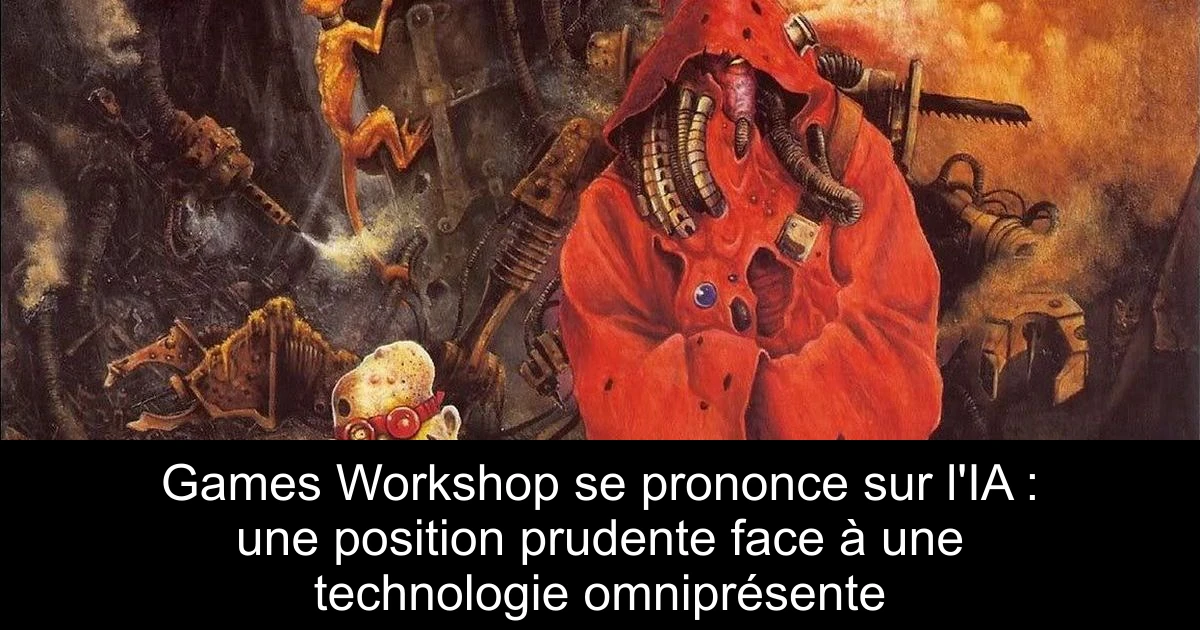 Games Workshop se prononce sur l'IA : une position prudente face à une technologie omniprésente