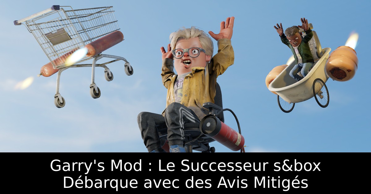Garry's Mod : Le Successeur s&box Débarque avec des Avis Mitigés
