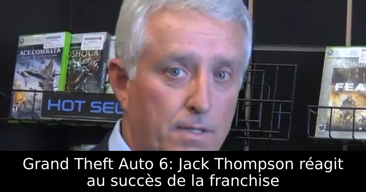 Grand Theft Auto 6: Jack Thompson réagit au succès de la franchise