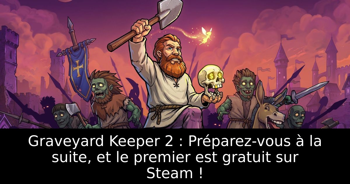 Graveyard Keeper 2 : Préparez-vous à la suite, et le premier est gratuit sur Steam !