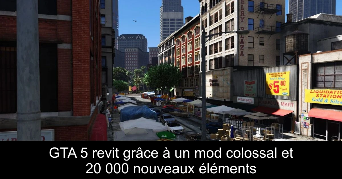 GTA 5 revit grâce à un mod colossal et 20 000 nouveaux éléments
