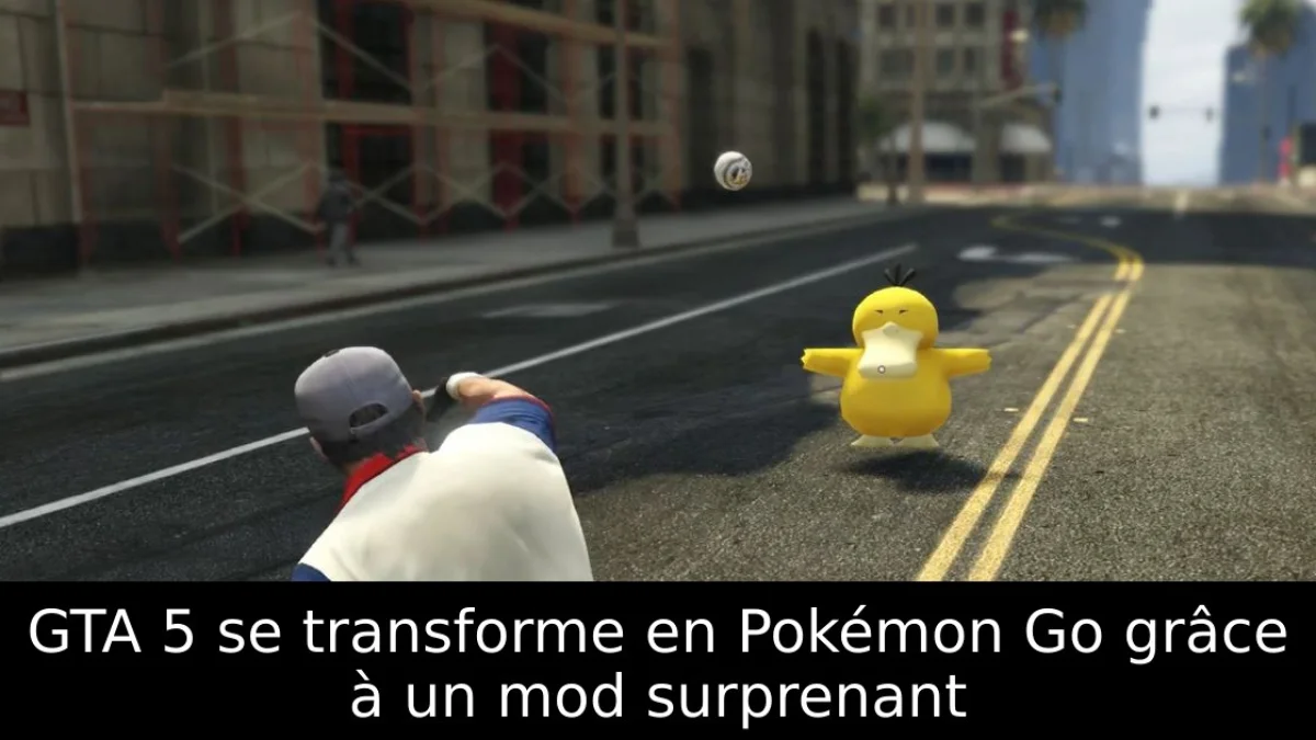 GTA 5 se transforme en Pokémon Go grâce à un mod surprenant