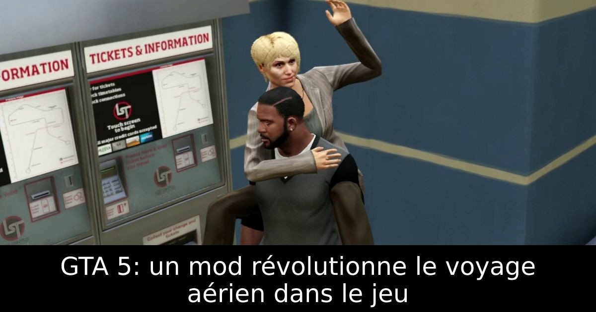 GTA 5: un mod révolutionne le voyage aérien dans le jeu