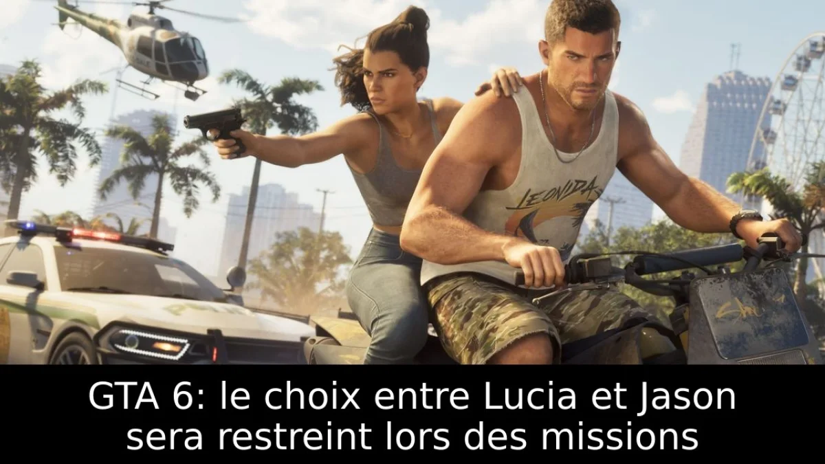 GTA 6: le choix entre Lucia et Jason sera restreint lors des missions