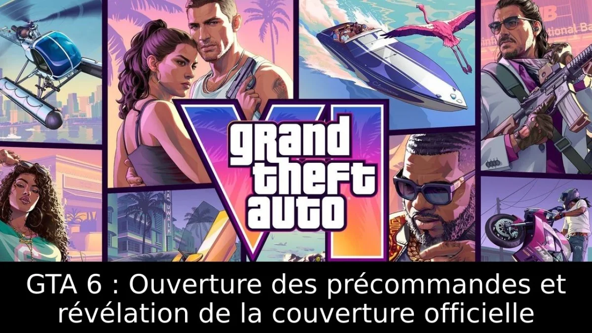 GTA 6 : Ouverture des précommandes et révélation de la couverture officielle