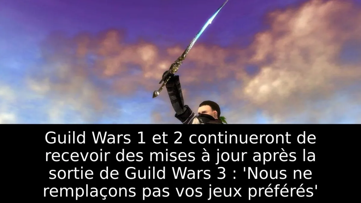 Guild Wars 1 et 2 continueront de recevoir des mises à jour après la sortie de Guild Wars 3 : 'Nous ne remplaçons pas vos jeux préférés'