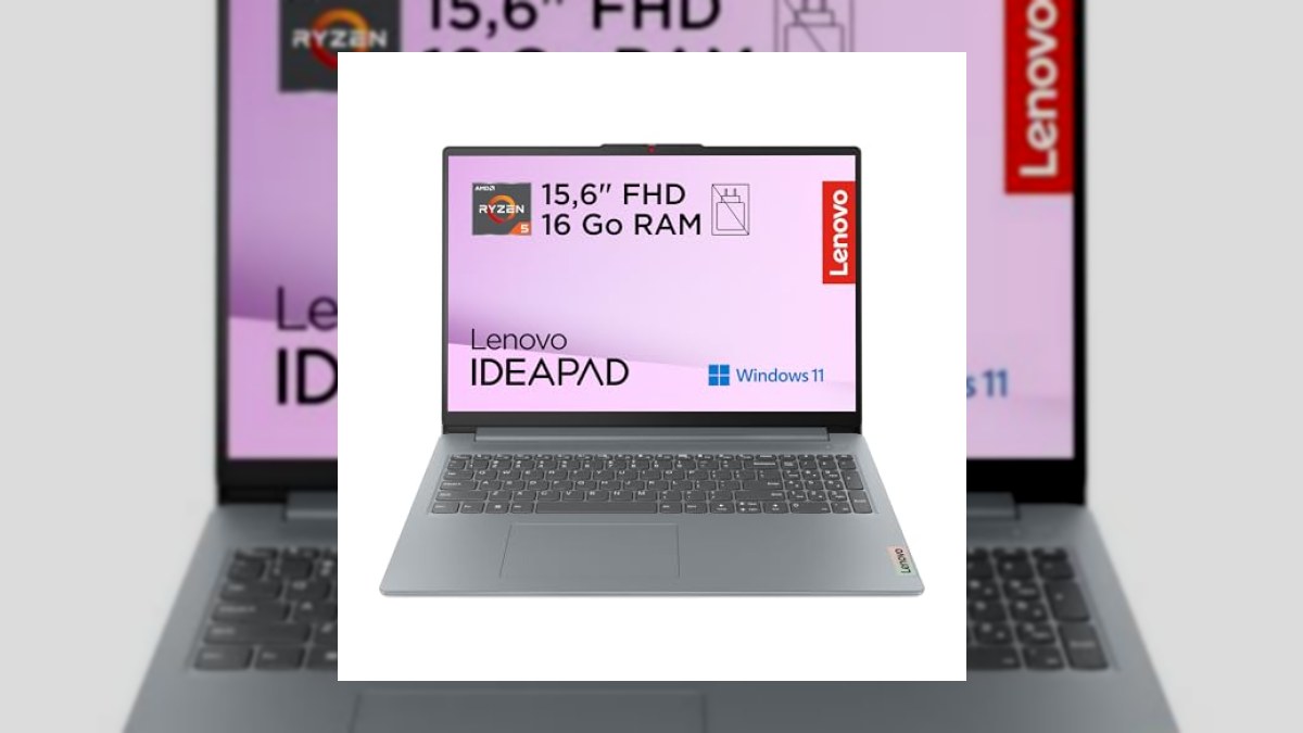 Lenovo IdeaPad Slim 3 15AMN8 - Ordinateur Portable 15.6'' FHD (AMD Ryzen 5 40, RAM 16Go, SSD 512Go, AMD Radeon 610M Graphics, Windows 11 Home) Clavier AZERTY Français Non rétroéclairé - Gris : les meilleures offres par magasin