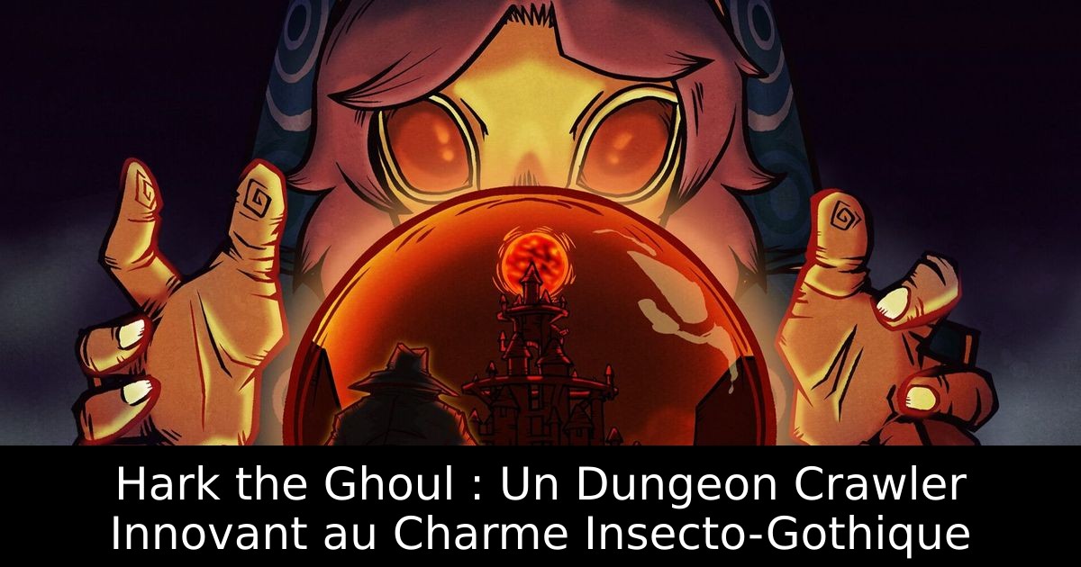 Hark the Ghoul : Un Dungeon Crawler Innovant au Charme Insecto-Gothique