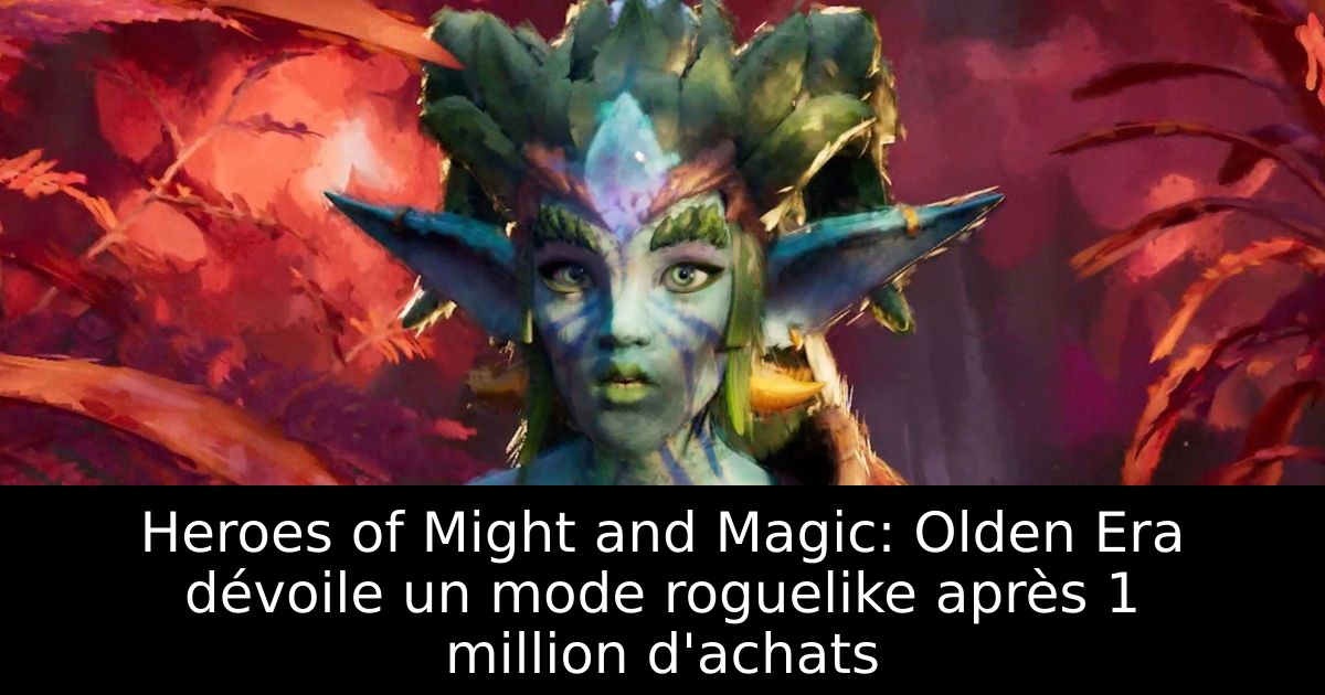 Heroes of Might and Magic: Olden Era dévoile un mode roguelike après 1 million d'achats