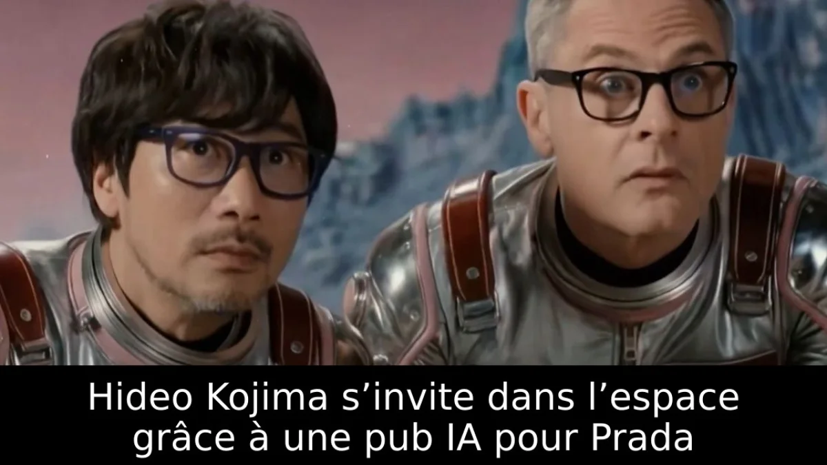 Hideo Kojima s’invite dans l’espace grâce à une pub IA pour Prada