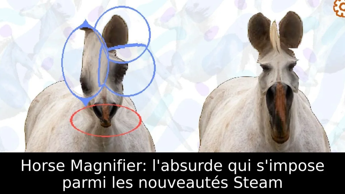 Horse Magnifier: l'absurde qui s'impose parmi les nouveautés Steam