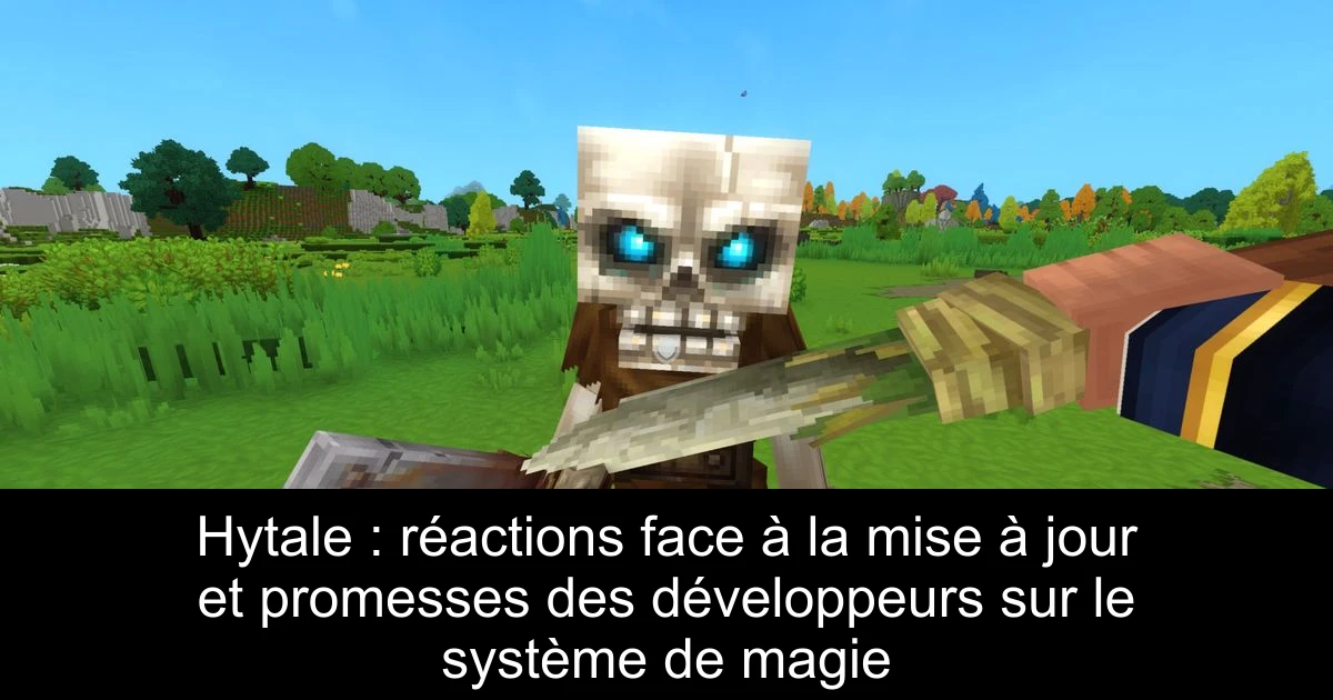 Hytale : réactions face à la mise à jour et promesses des développeurs sur le système de magie