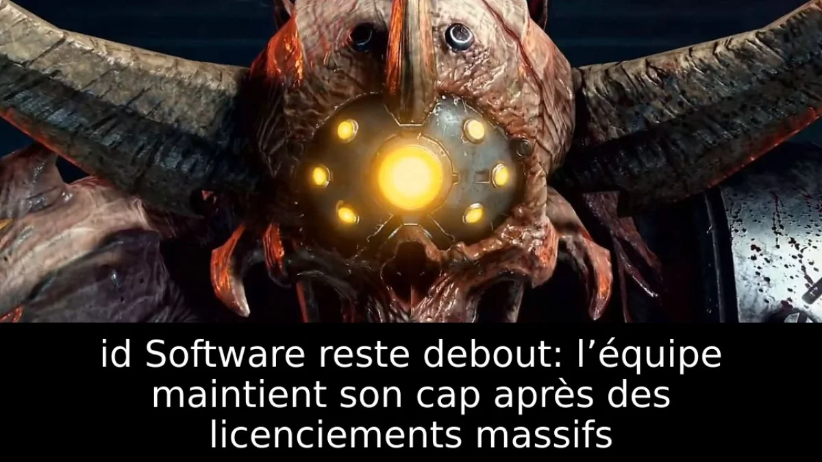 id Software reste debout: l’équipe maintient son cap après des licenciements massifs