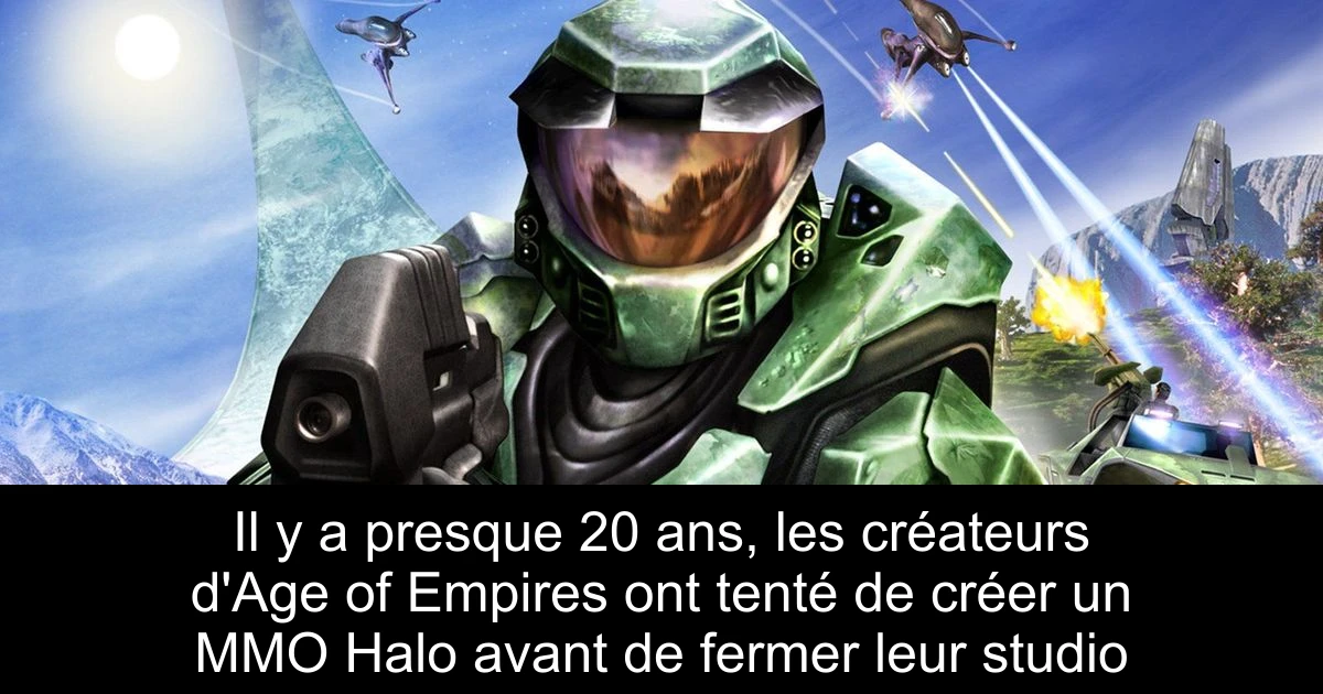 Il y a presque 20 ans, les créateurs d'Age of Empires ont tenté de créer un MMO Halo avant de fermer leur studio