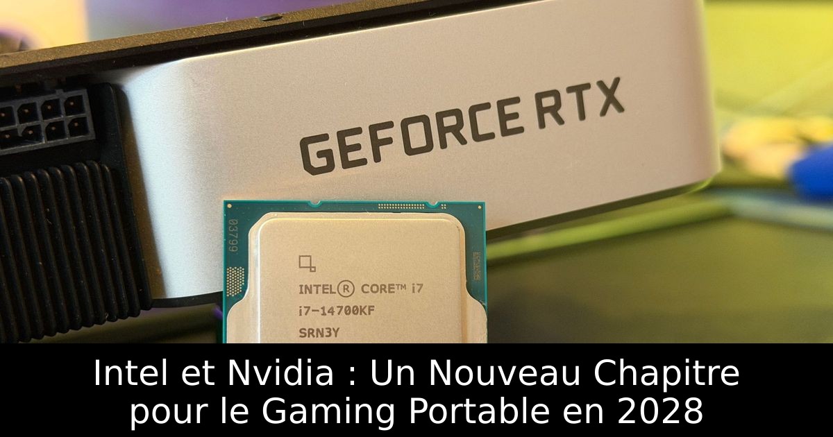 Intel et Nvidia : Un Nouveau Chapitre pour le Gaming Portable en 2028