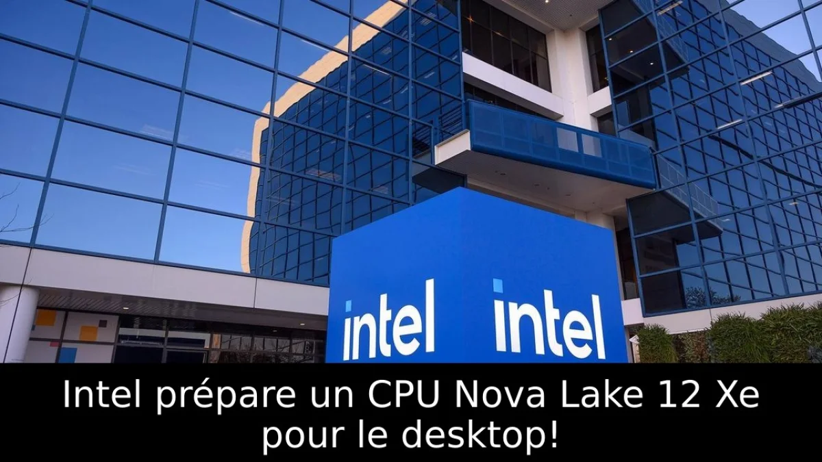 Intel prépare un CPU Nova Lake 12 Xe pour le desktop!