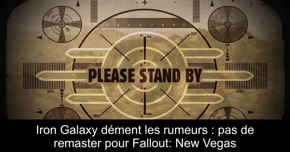 Iron Galaxy dément les rumeurs : pas de remaster pour Fallout: New Vegas